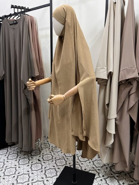 KHIMAR FENTE FROISSÉ
