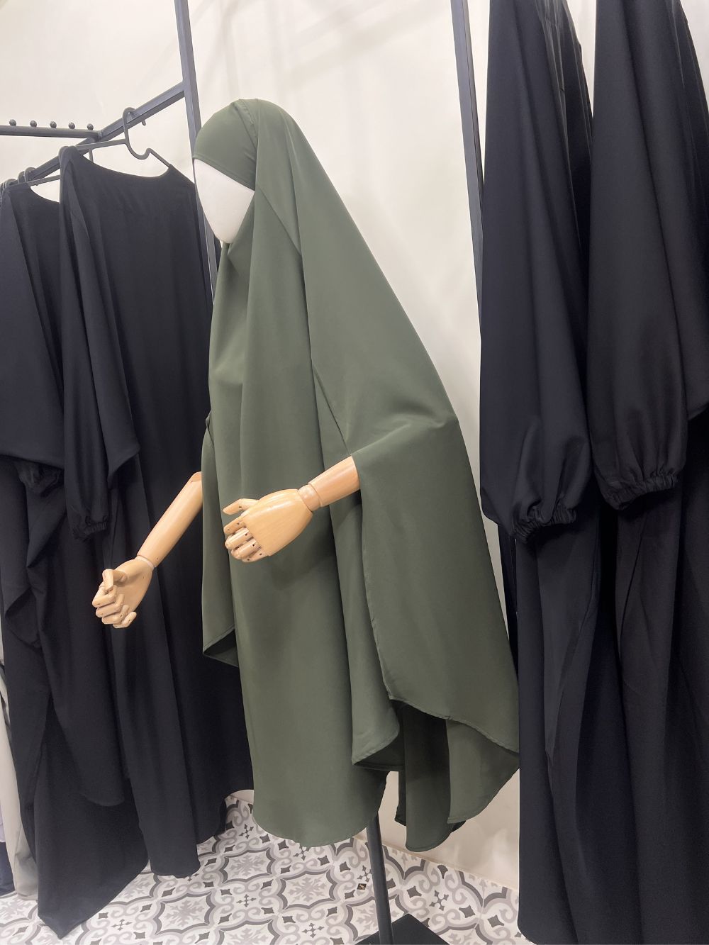 KHIMAR FENTE SOIE DE MEDINE